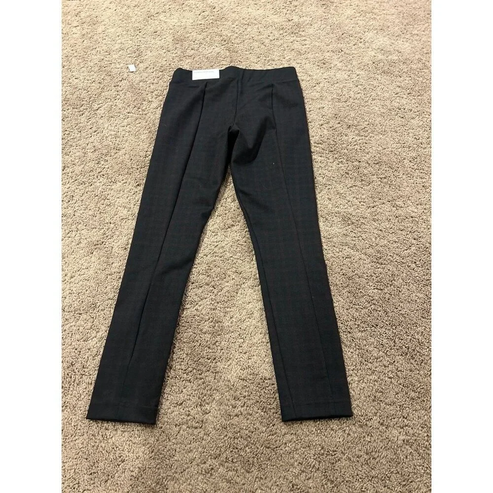 Ann Taylor NEW pants the perfect pull on pleated Navy/Maroon stretch SZ SM